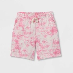 Mid-Length Tie-Dye Shorts